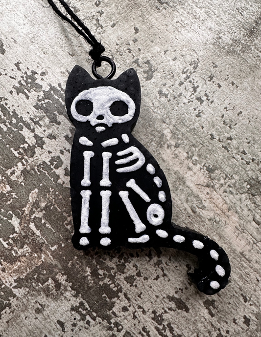 Skeleton Cat Freshie – Customizable!